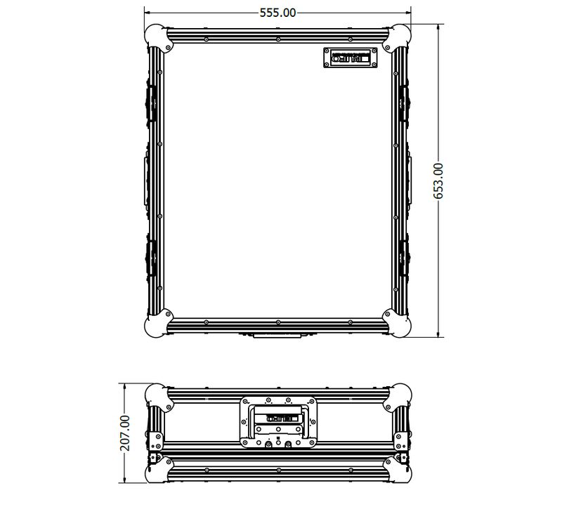 Yamaha MG166CX - Flightcase