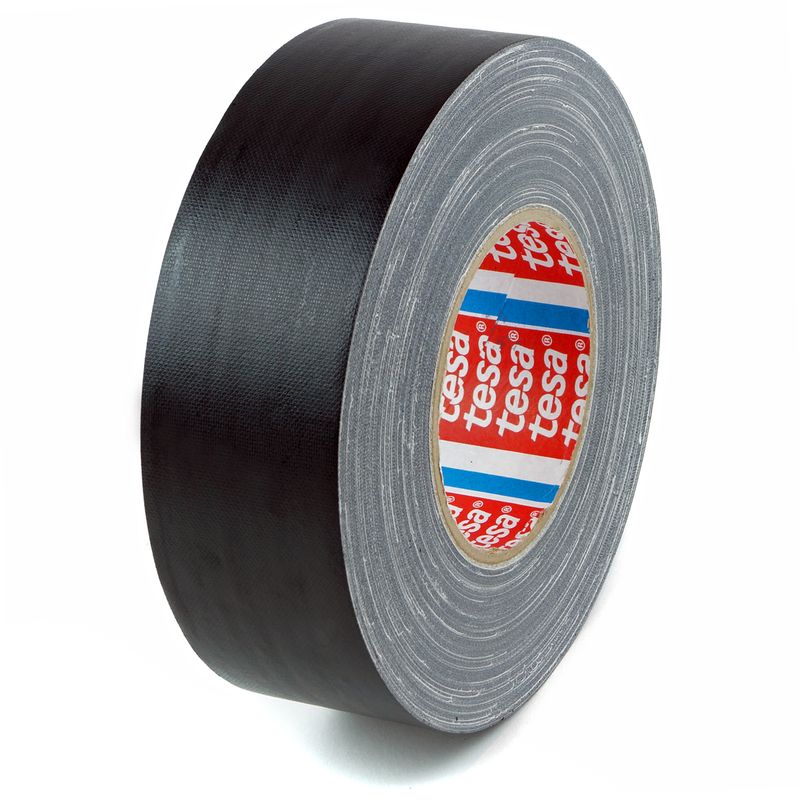 Tesa 53949 Gaffa Tape Matt Sort 50 mm