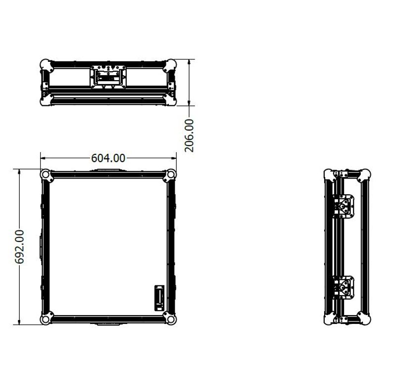High End Systems HedgeHog 4 - Flightcase