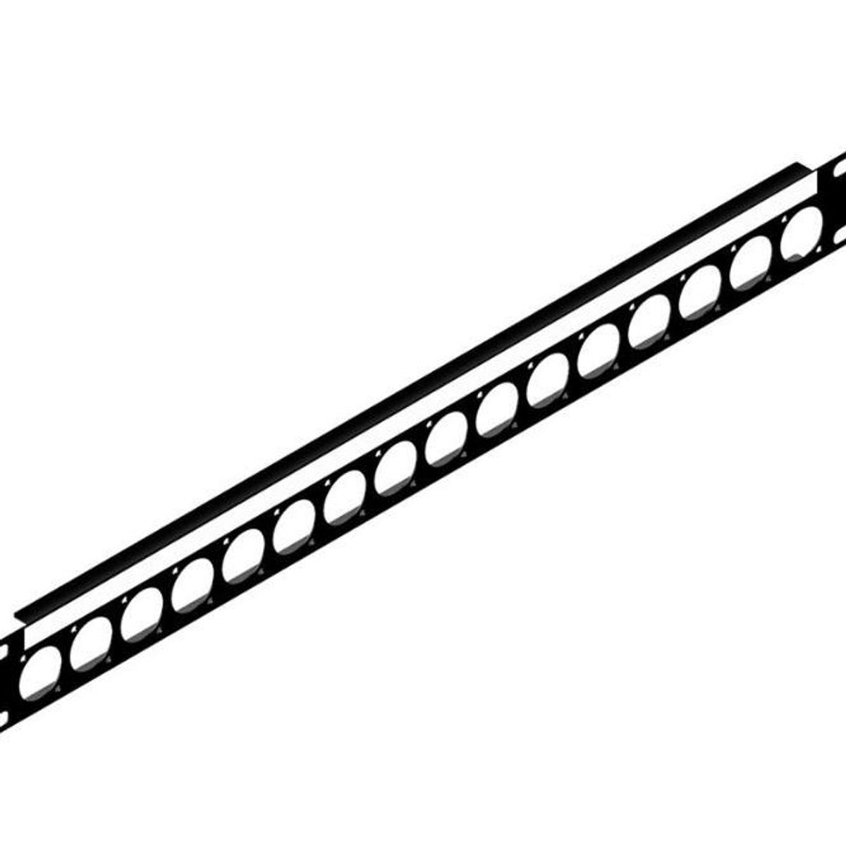 Penn Elcom 1U Rack Panel R1269ID for 16 x Neutrik D-Series