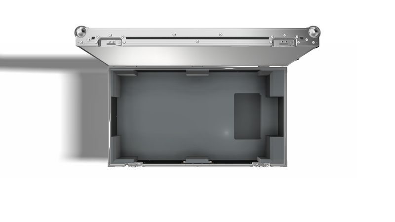 Moog SUB 37 m/hjørnehjul - Flightcase