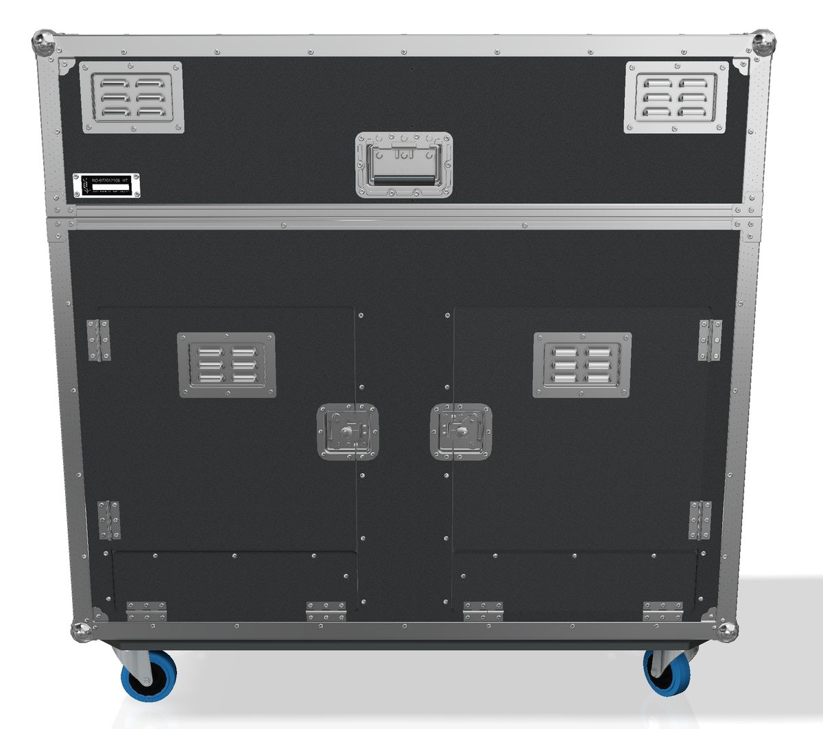 PTS 120-skap for DiGiCo 112 Quantum og AluPro, Dobbel bredde